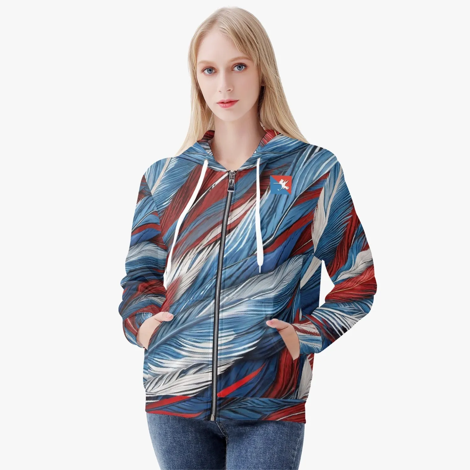 RWB Quill Women's Zip Up Hoodie