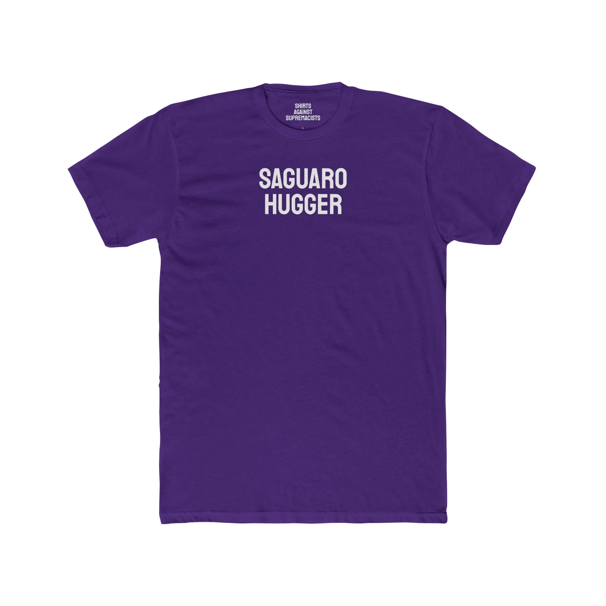 Saguaro Hugger - Unisex Cotton Crew Tee