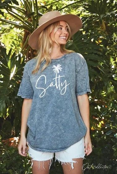Salty Mineral Graphic Top