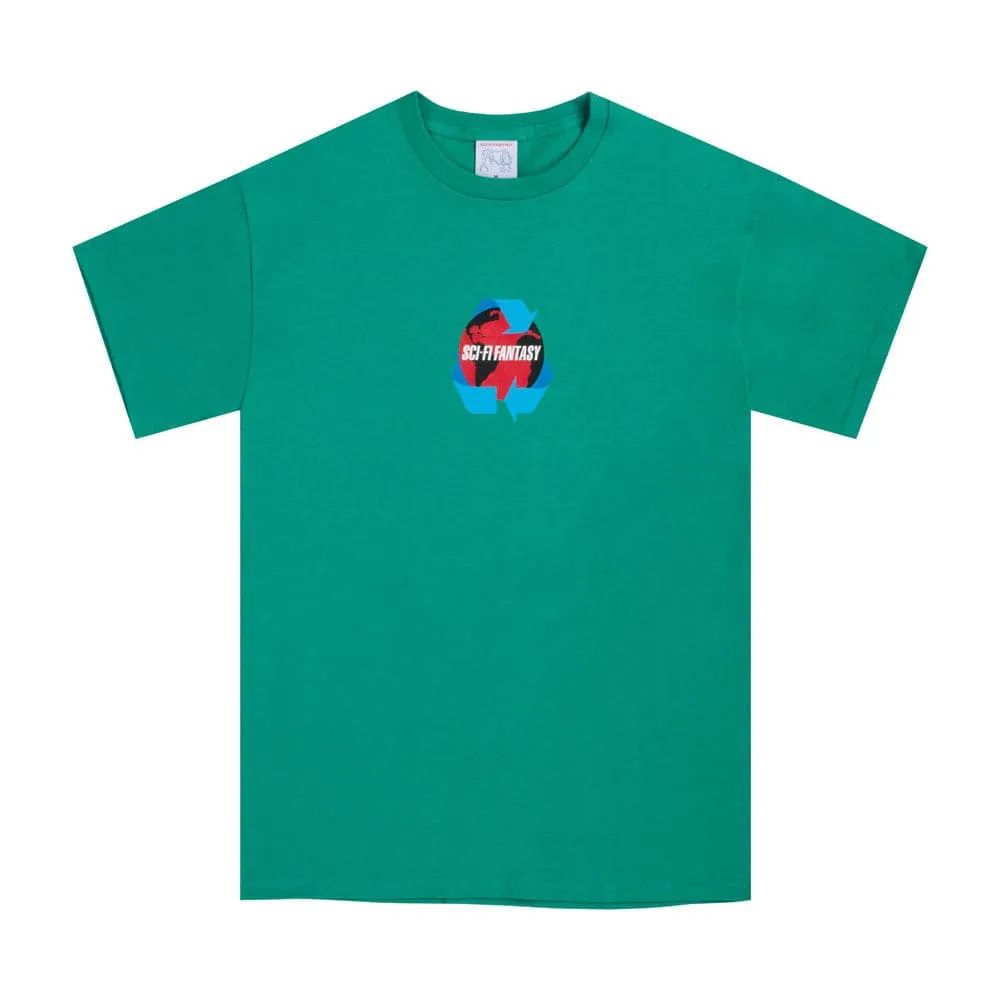 Sci-Fi Fantasy 'Recycle' T-Shirt (Kelly Green)