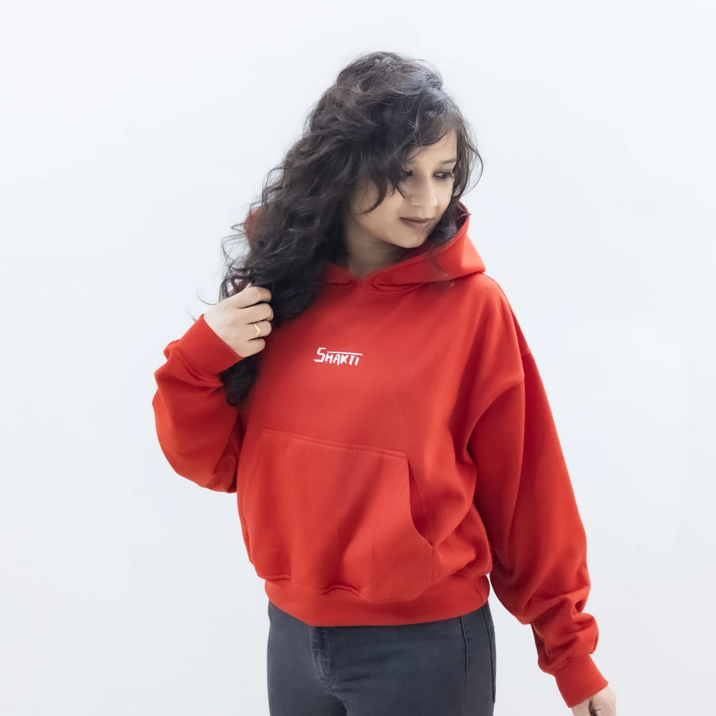 Shakti Red Hoodie - Women