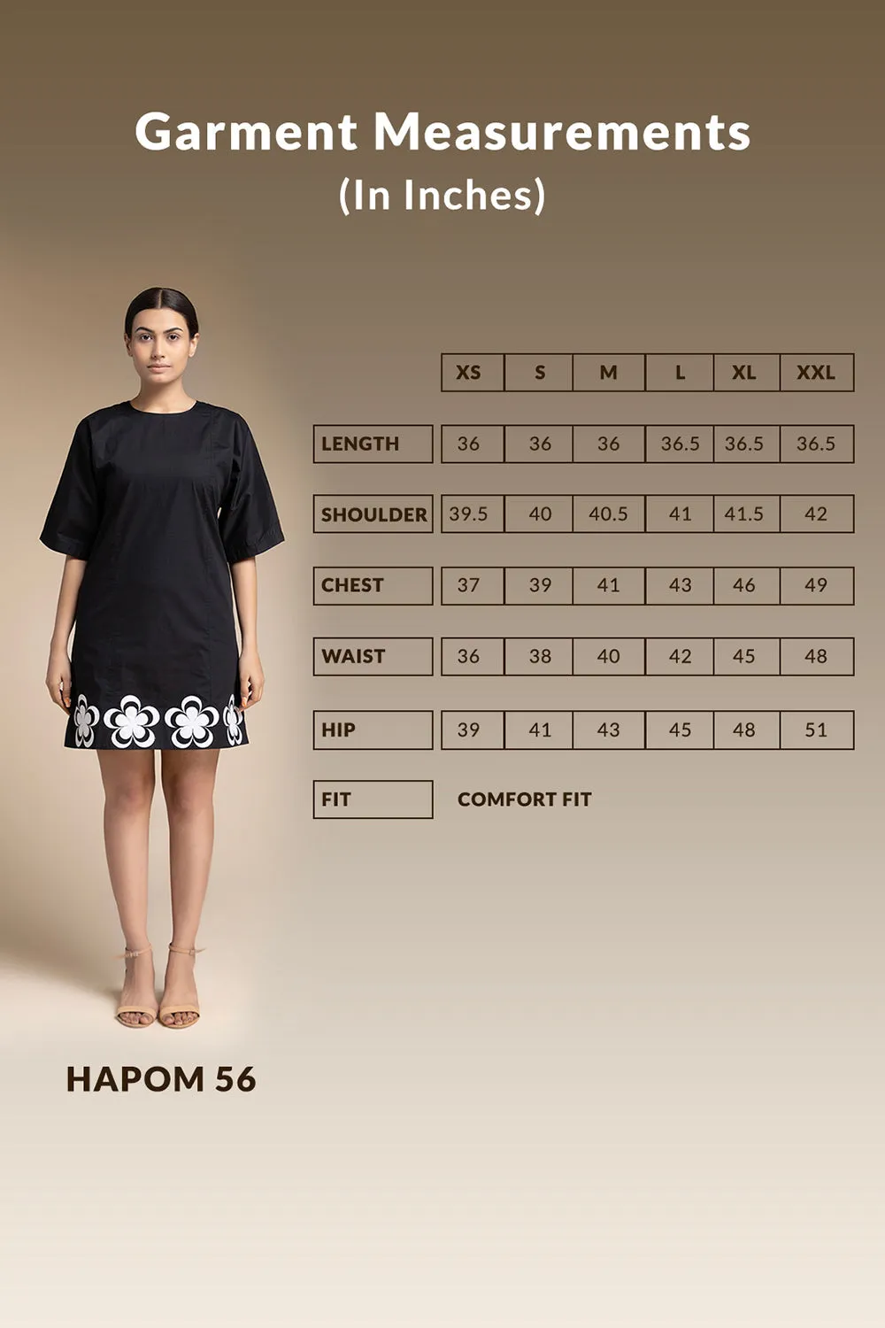 Shift Dress - Black