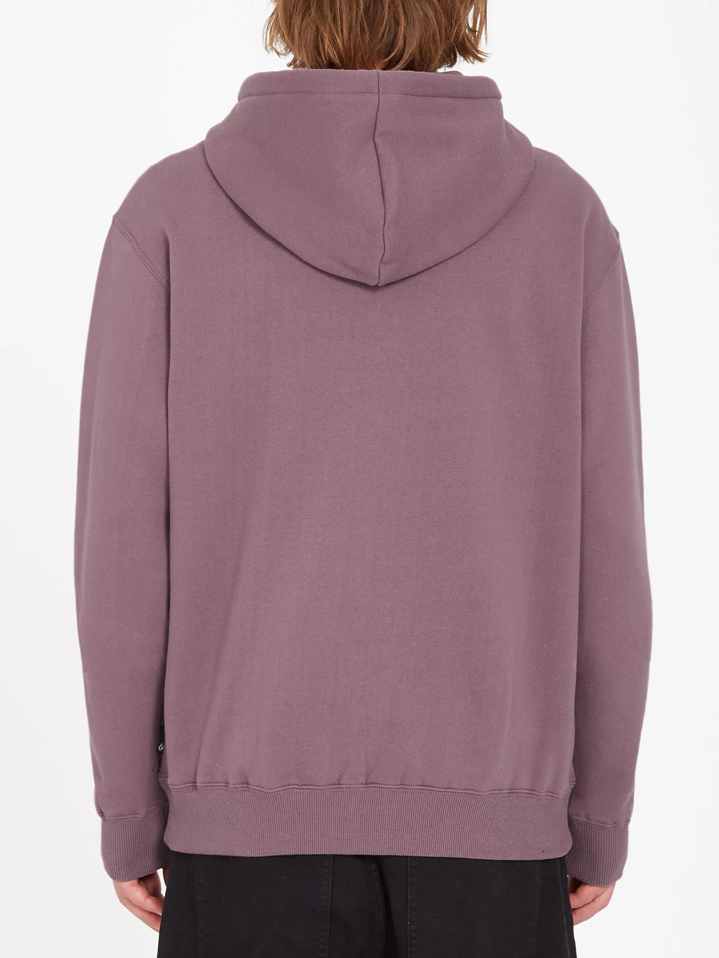 Single Stone Zip Hoodie - BORDEAUX BROWN