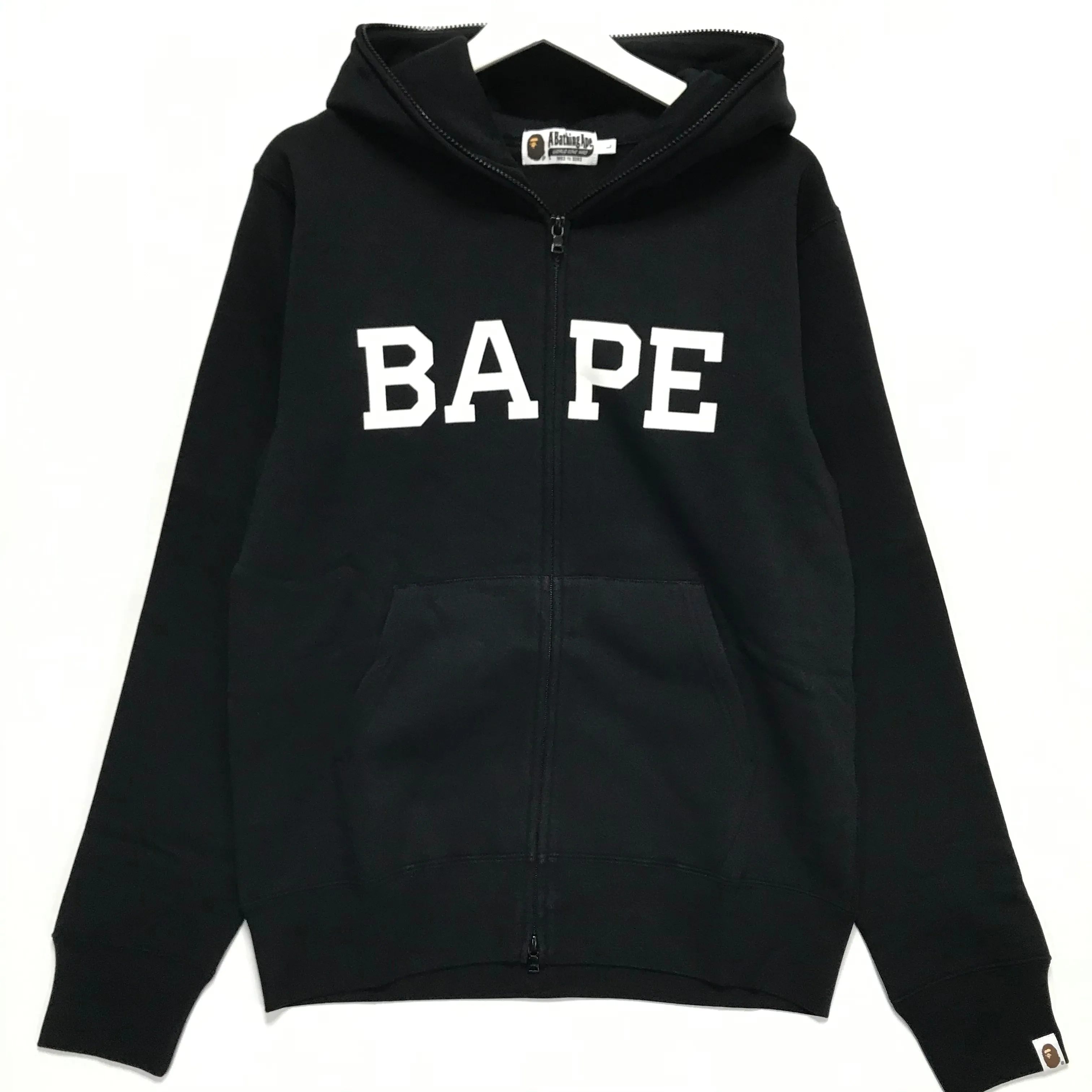 [S~L] DS! Bape Spell Out ABC Camo Head Full Zip Hoodie