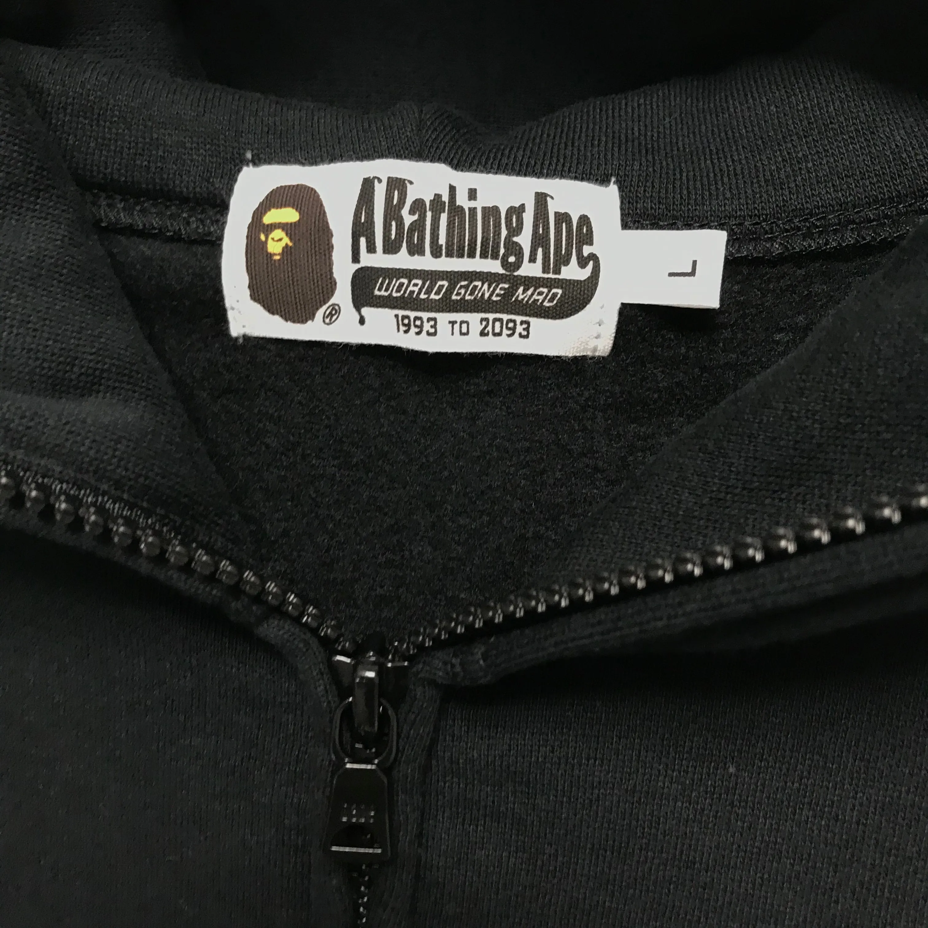 [S~L] DS! Bape Spell Out ABC Camo Head Full Zip Hoodie