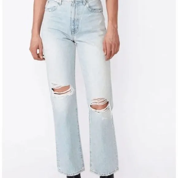 Slvrlake London High Rise Straight Leg‎ Jeans