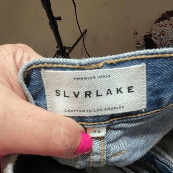 Slvrlake London High Rise Straight Leg‎ Jeans