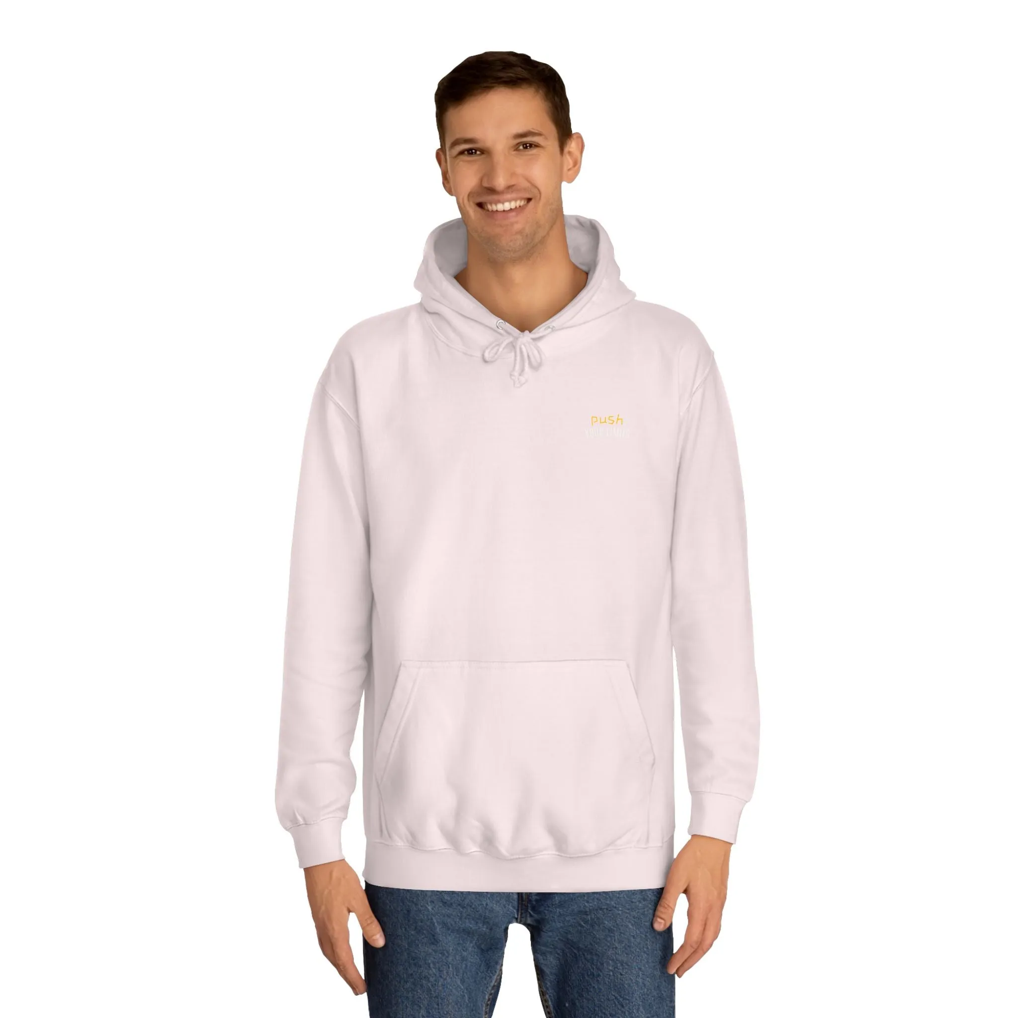 SNRG Unisex Hoodie - Push Your Limits, Sweatshirt, Hooded Jacket, Casual Pullover, Trendy Apparel, Outerwear, Hoodie