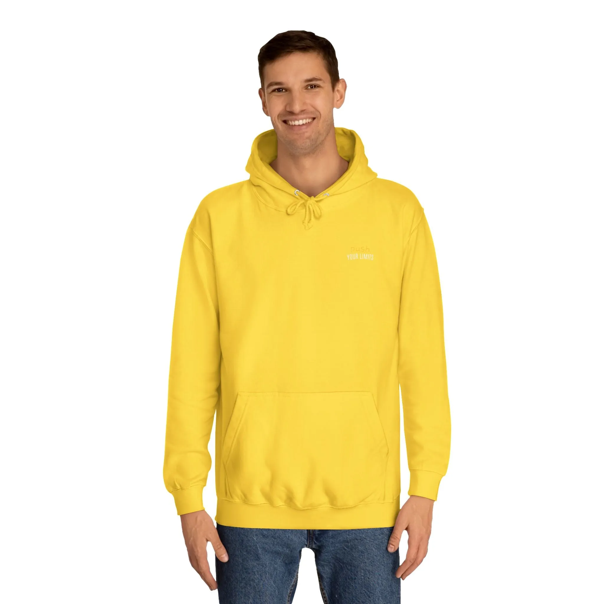 SNRG Unisex Hoodie - Push Your Limits, Sweatshirt, Hooded Jacket, Casual Pullover, Trendy Apparel, Outerwear, Hoodie