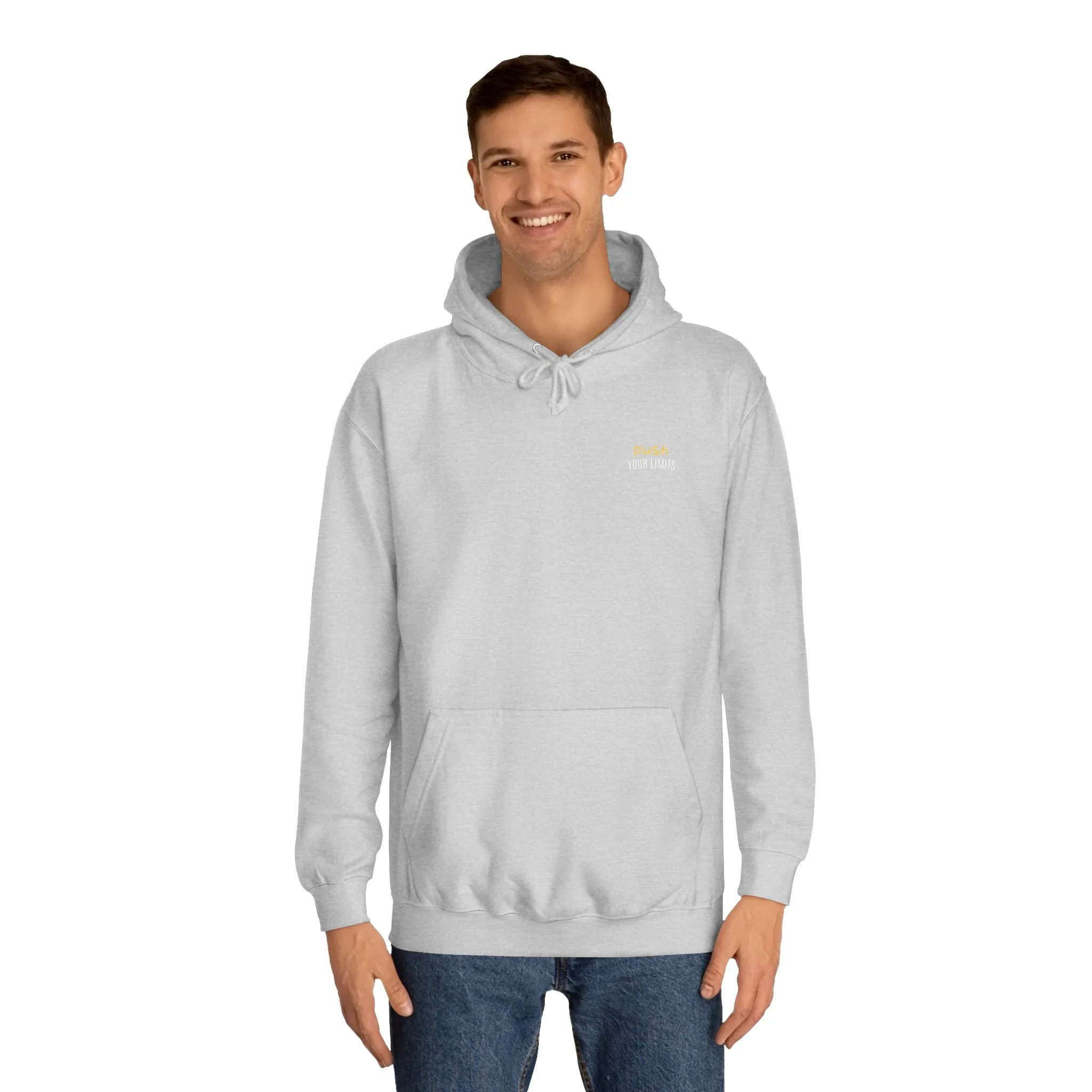 SNRG Unisex Hoodie - Push Your Limits, Sweatshirt, Hooded Jacket, Casual Pullover, Trendy Apparel, Outerwear, Hoodie