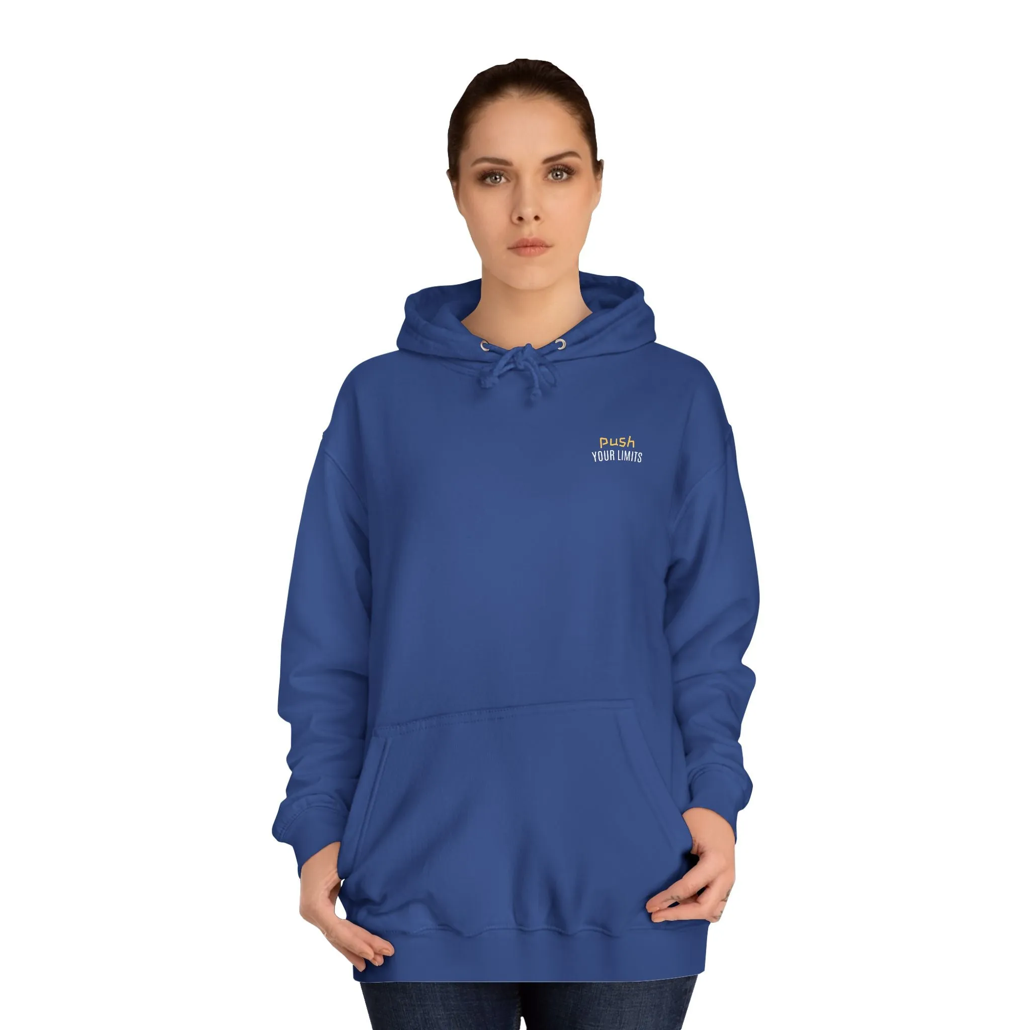 SNRG Unisex Hoodie - Push Your Limits, Sweatshirt, Hooded Jacket, Casual Pullover, Trendy Apparel, Outerwear, Hoodie