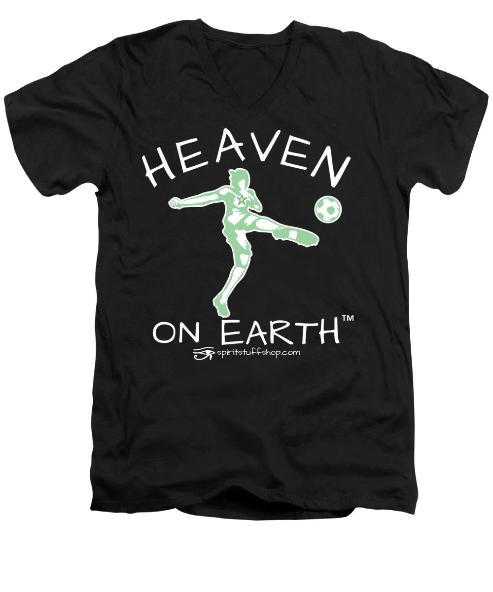 Soccer Heaven On Earth - Men's V-Neck T-Shirt