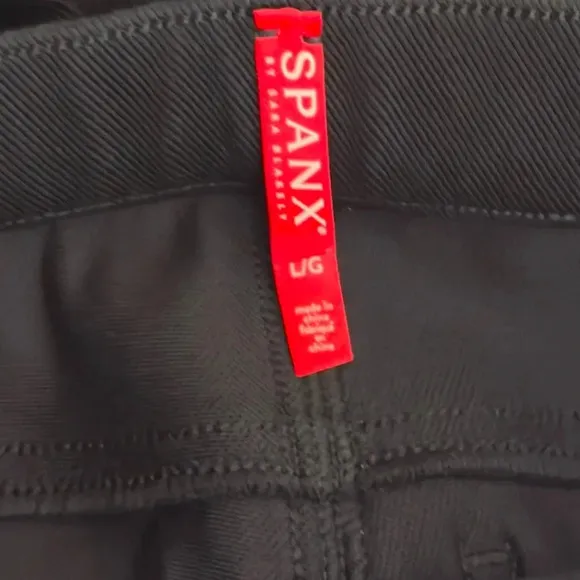 SPANX | Jean-ish Ankle Leggings Denim Tummy Control Shaping Black