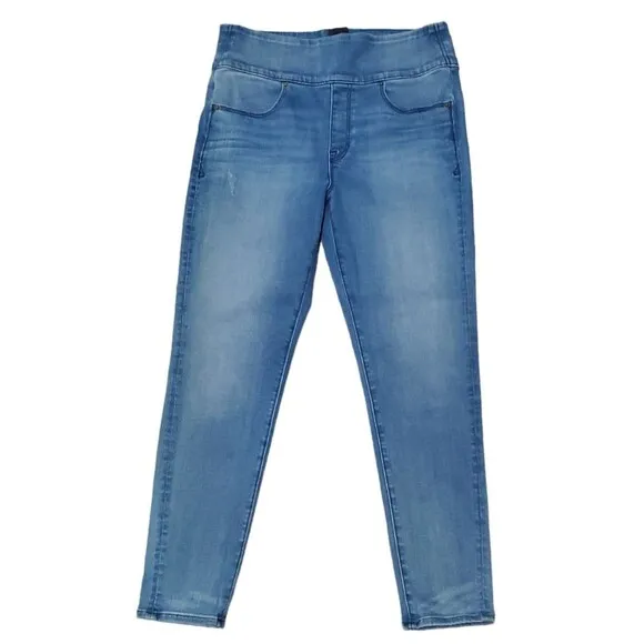 SPANX Signature Waist Ankle Skinny High Rise Back Zipper Jeans