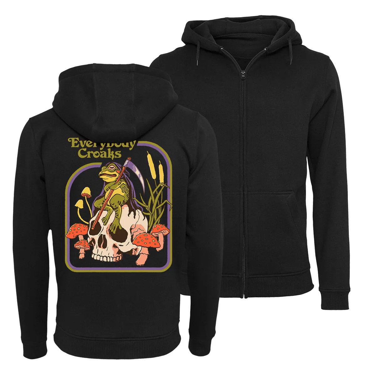 Steven Rhodes - Everybody Croaks - Zip-Hoodie