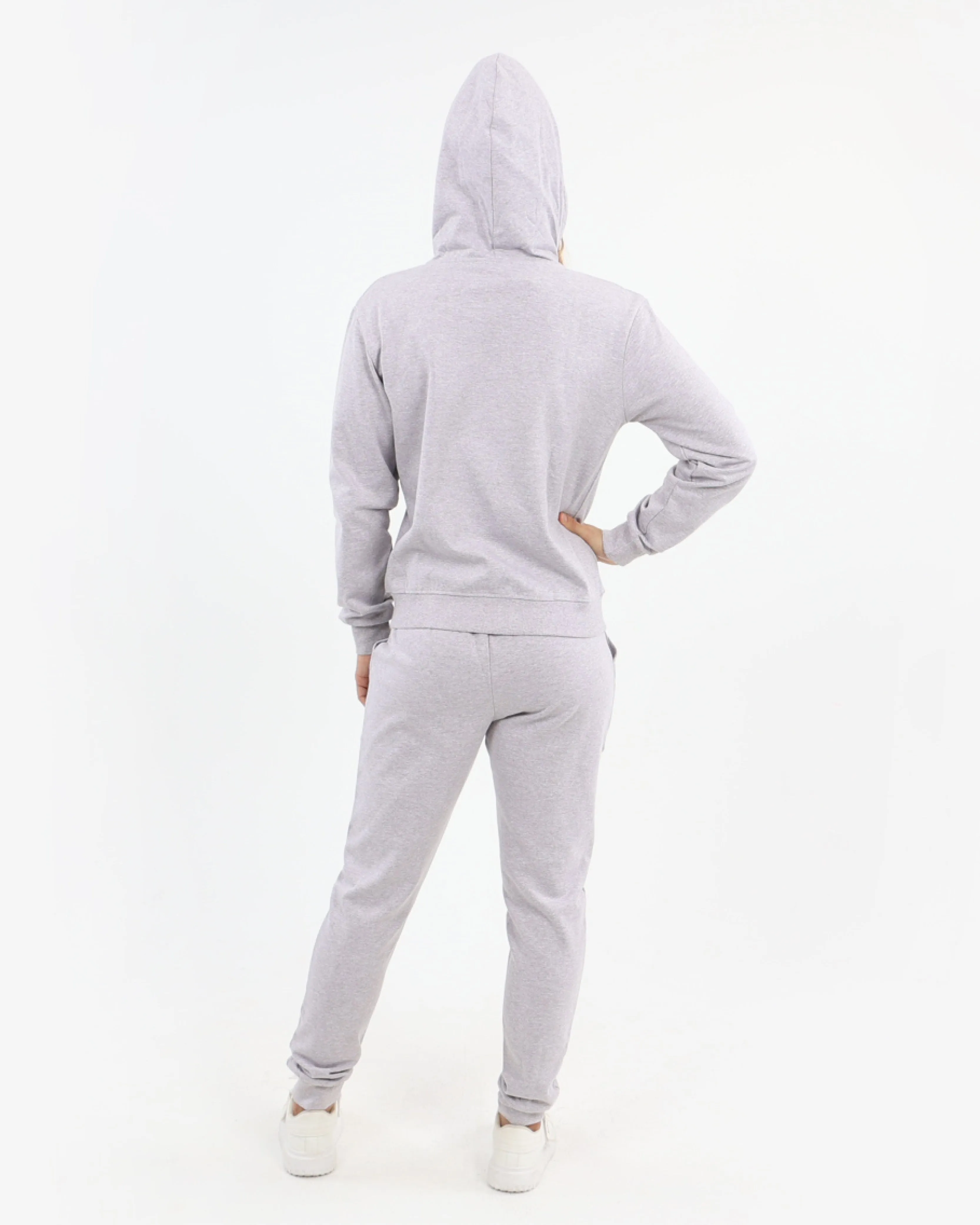 Stone Zip-Up Hoodie
