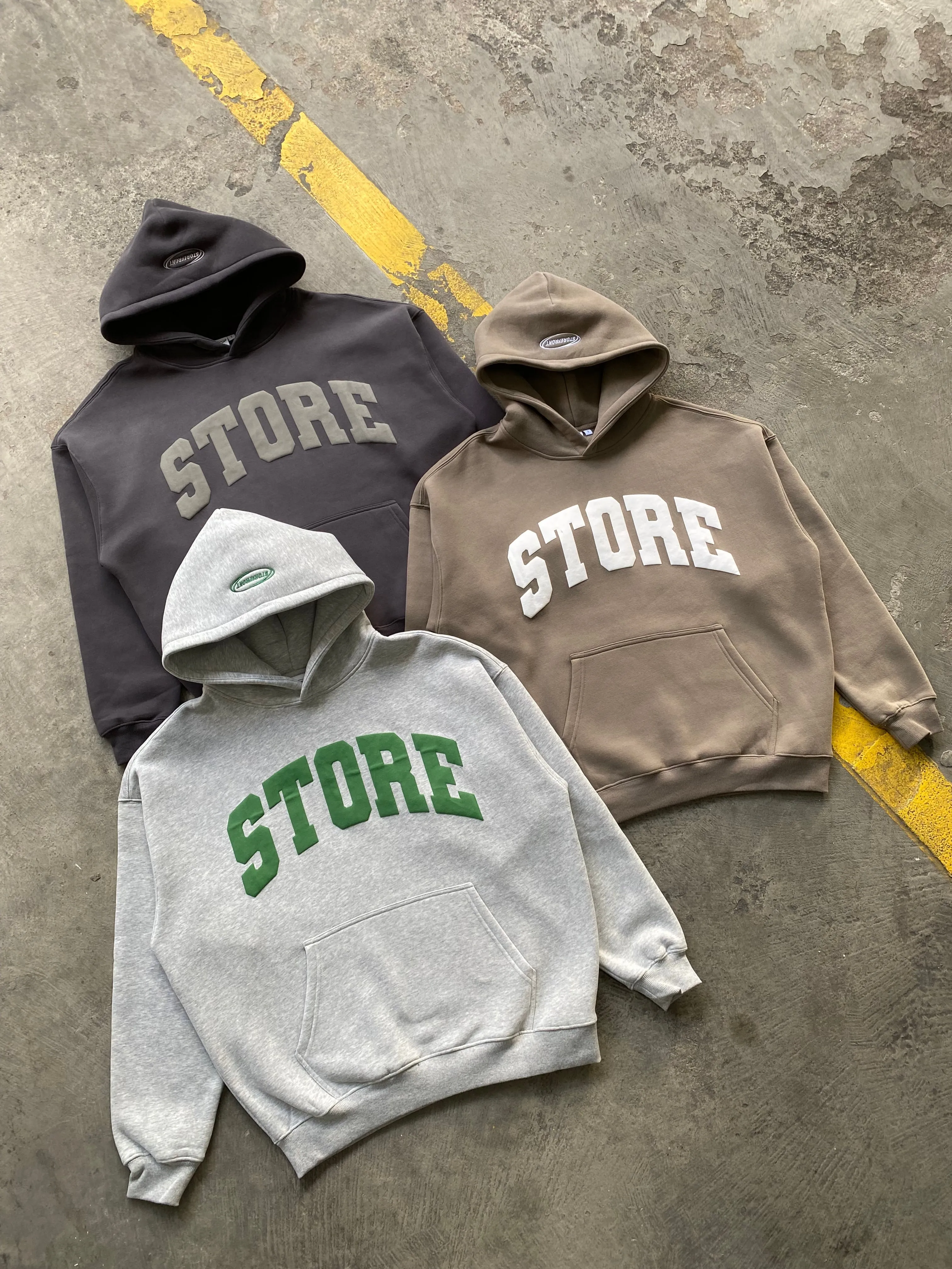 Store Heavyweight Hoodies (Grey)