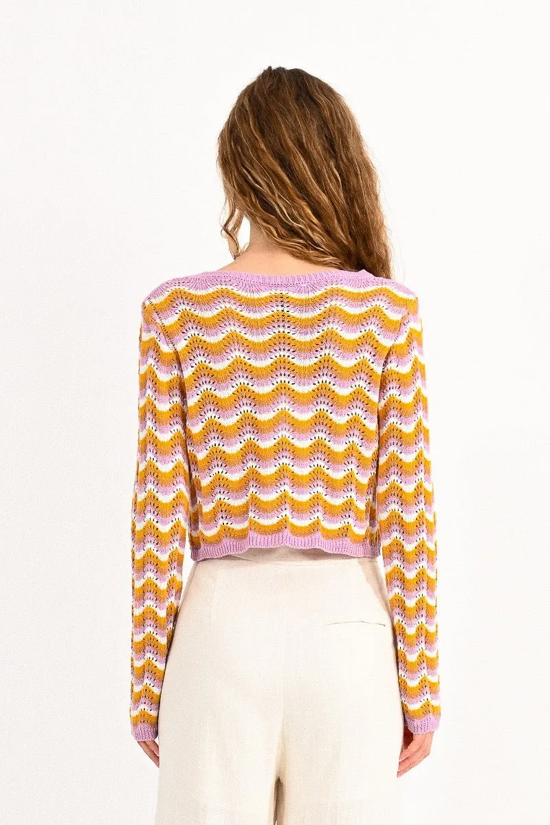 STRIPE KNIT SWEATER