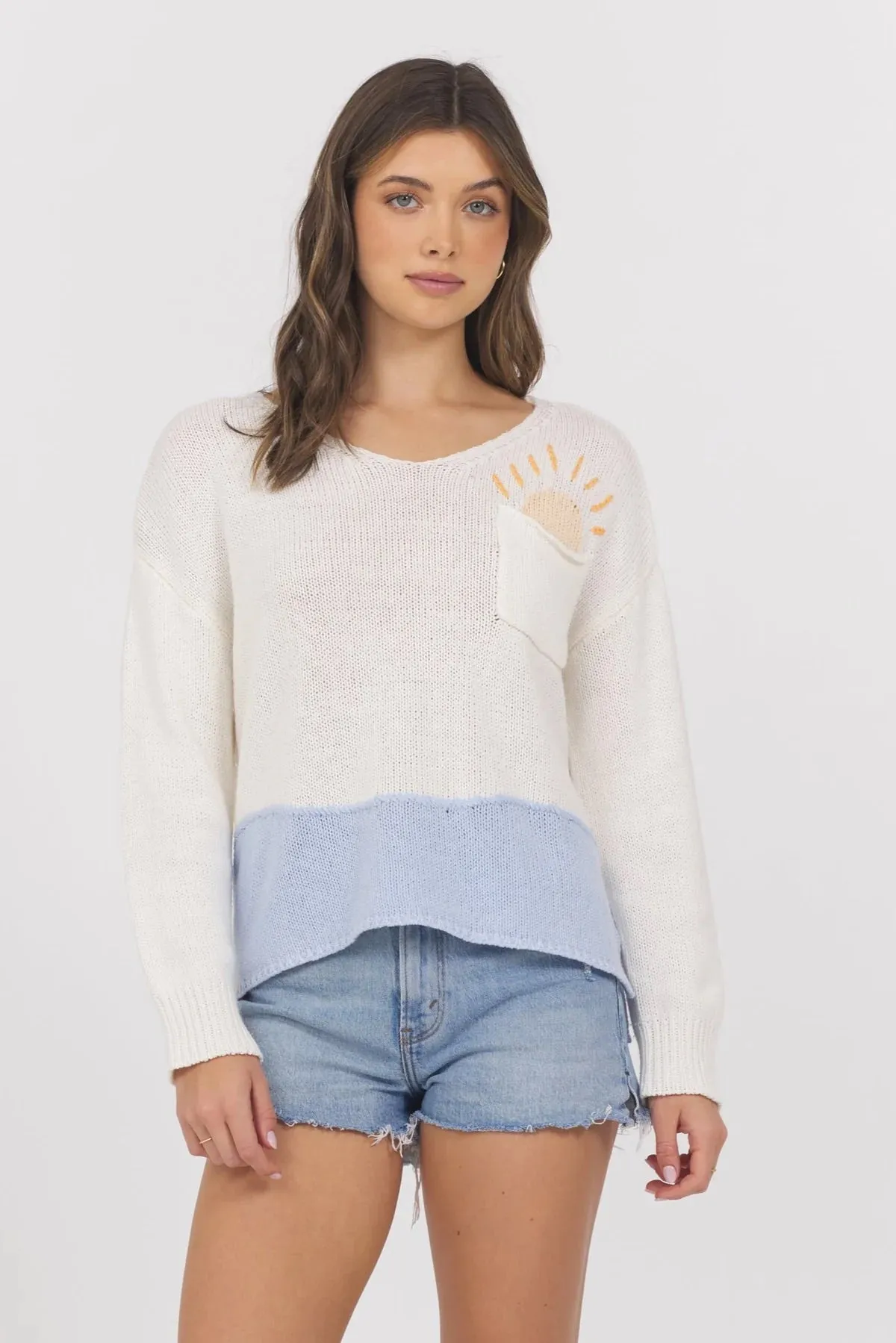 Sunrise Knit Beach Sweater