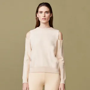 Supersoft Sweater Knit Cut Out Sweatshirt