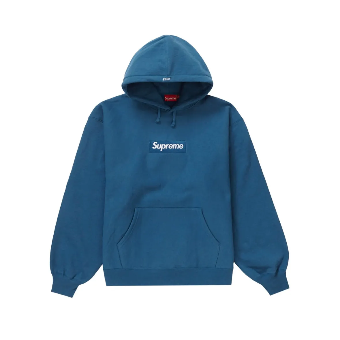 SUPREME BOX LOGO HOODIE BLUE