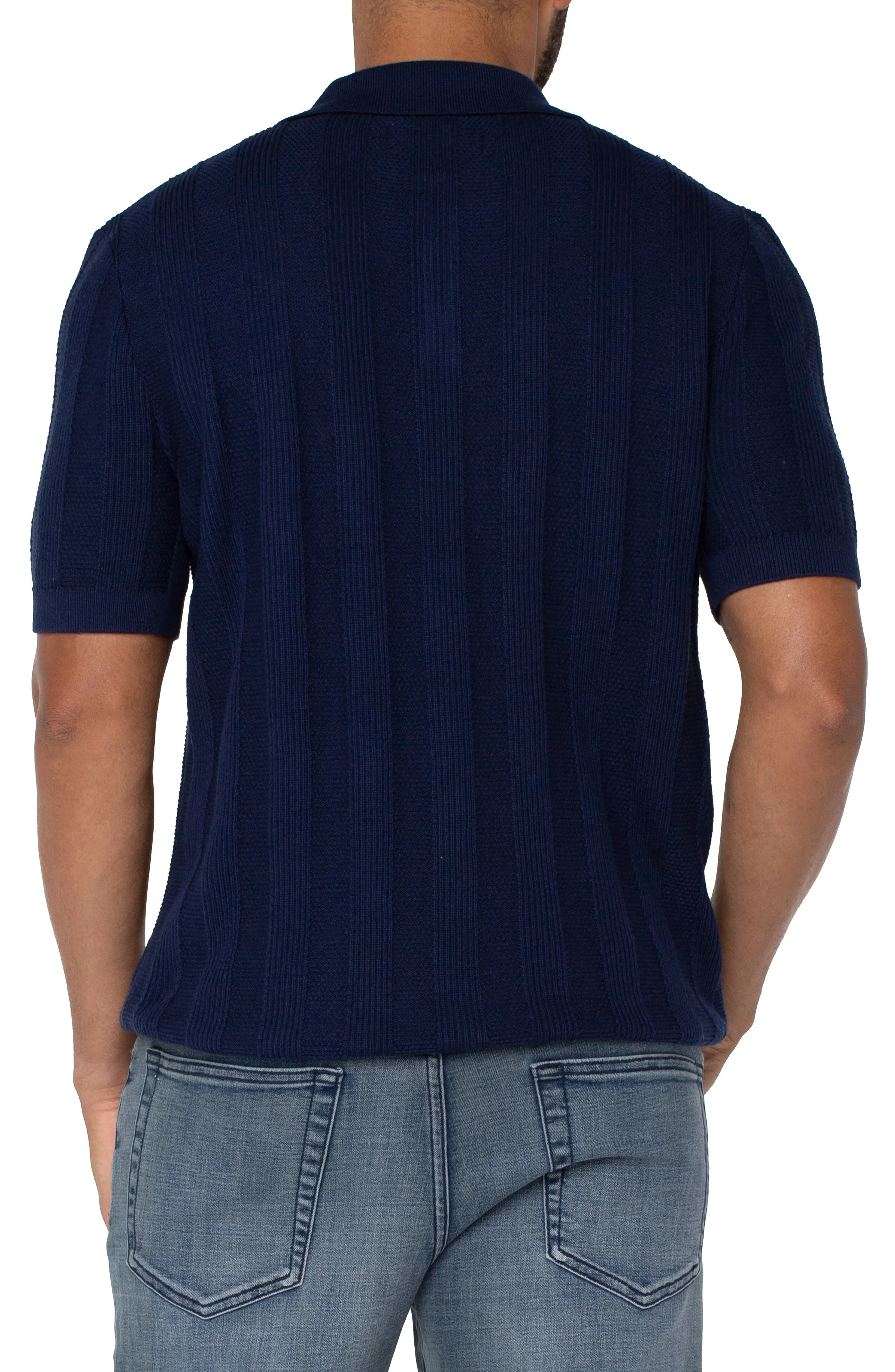Sweater Knit Polo
