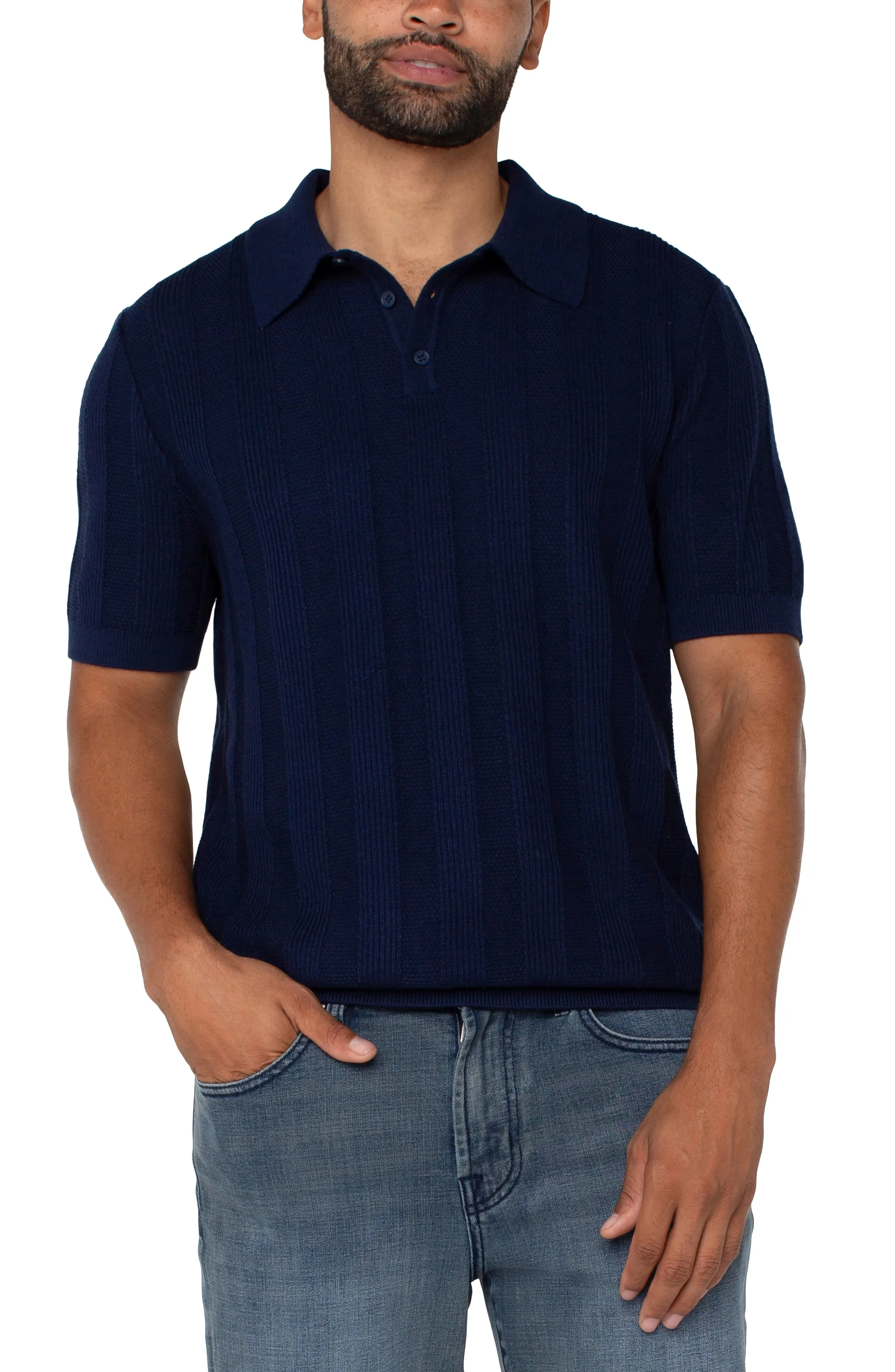 Sweater Knit Polo