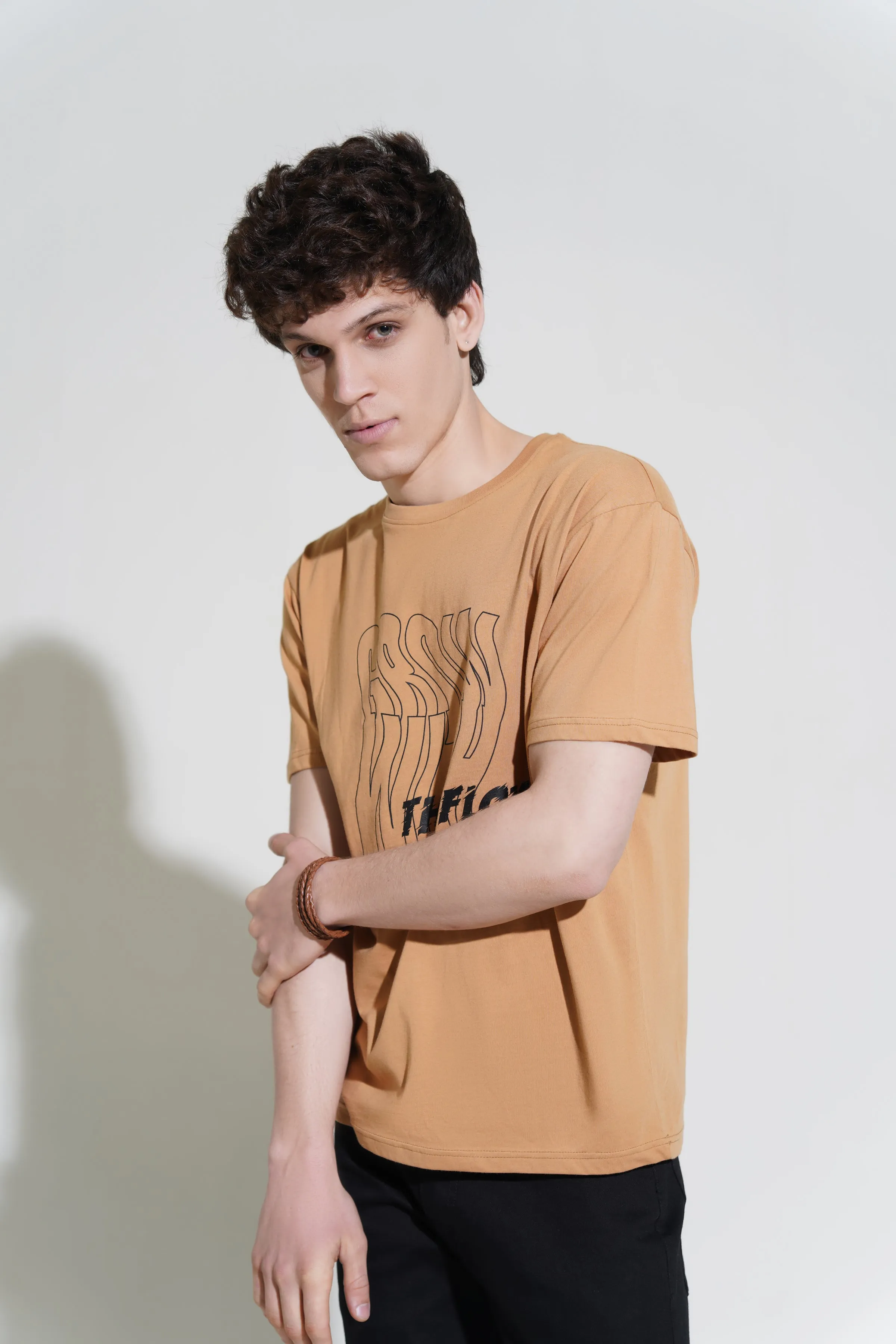 Tan Graphic T-Shirt