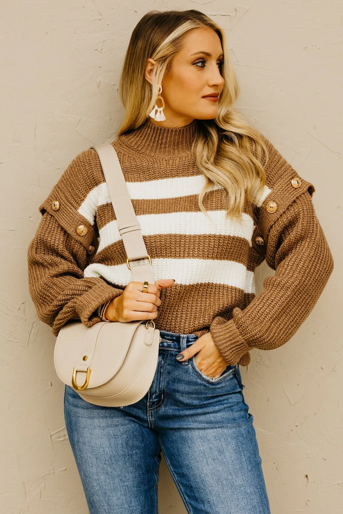 The Caspian Button Detail Sweater