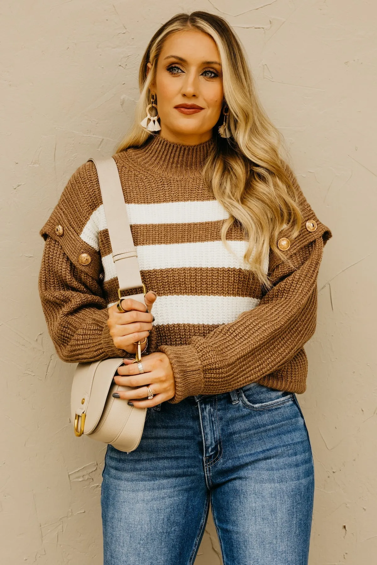 The Caspian Button Detail Sweater