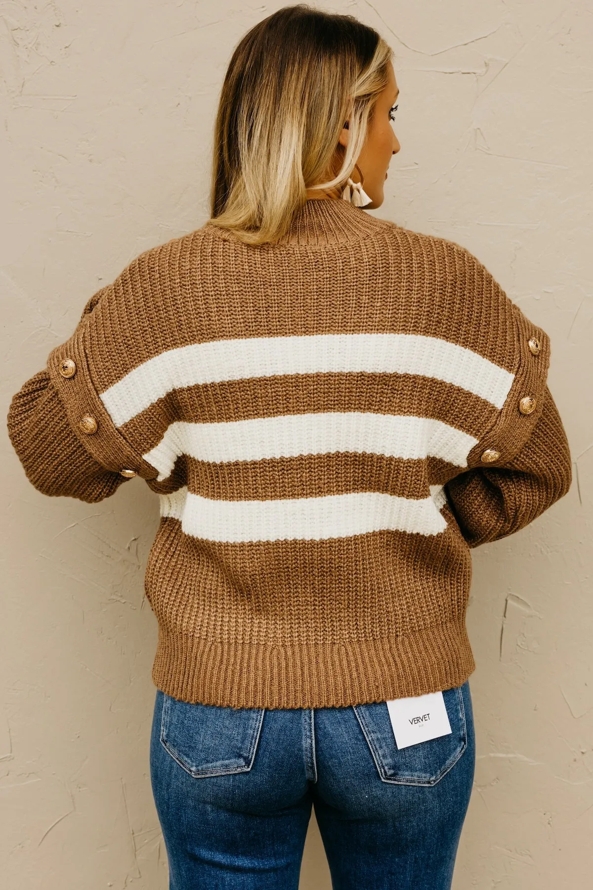 The Caspian Button Detail Sweater