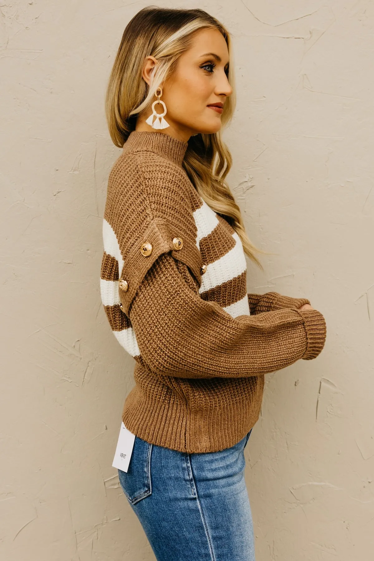 The Caspian Button Detail Sweater