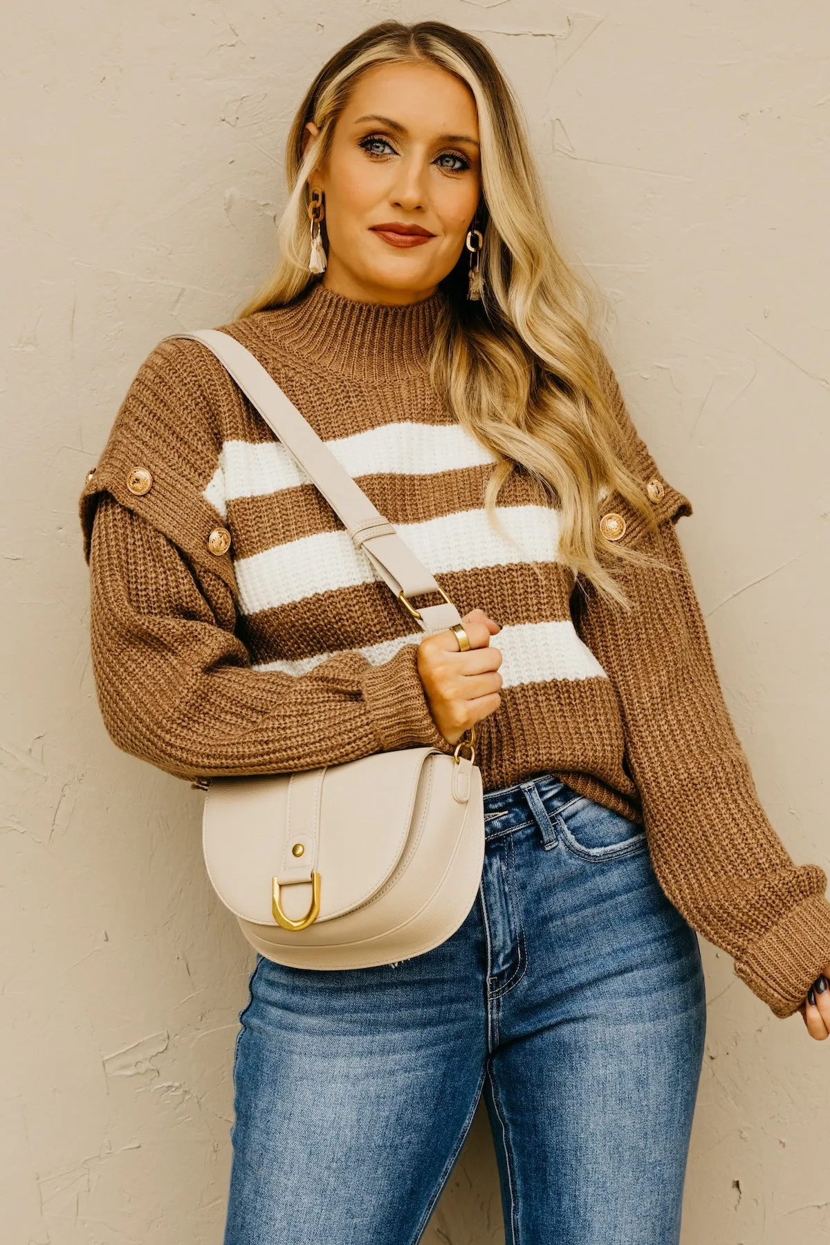 The Caspian Button Detail Sweater