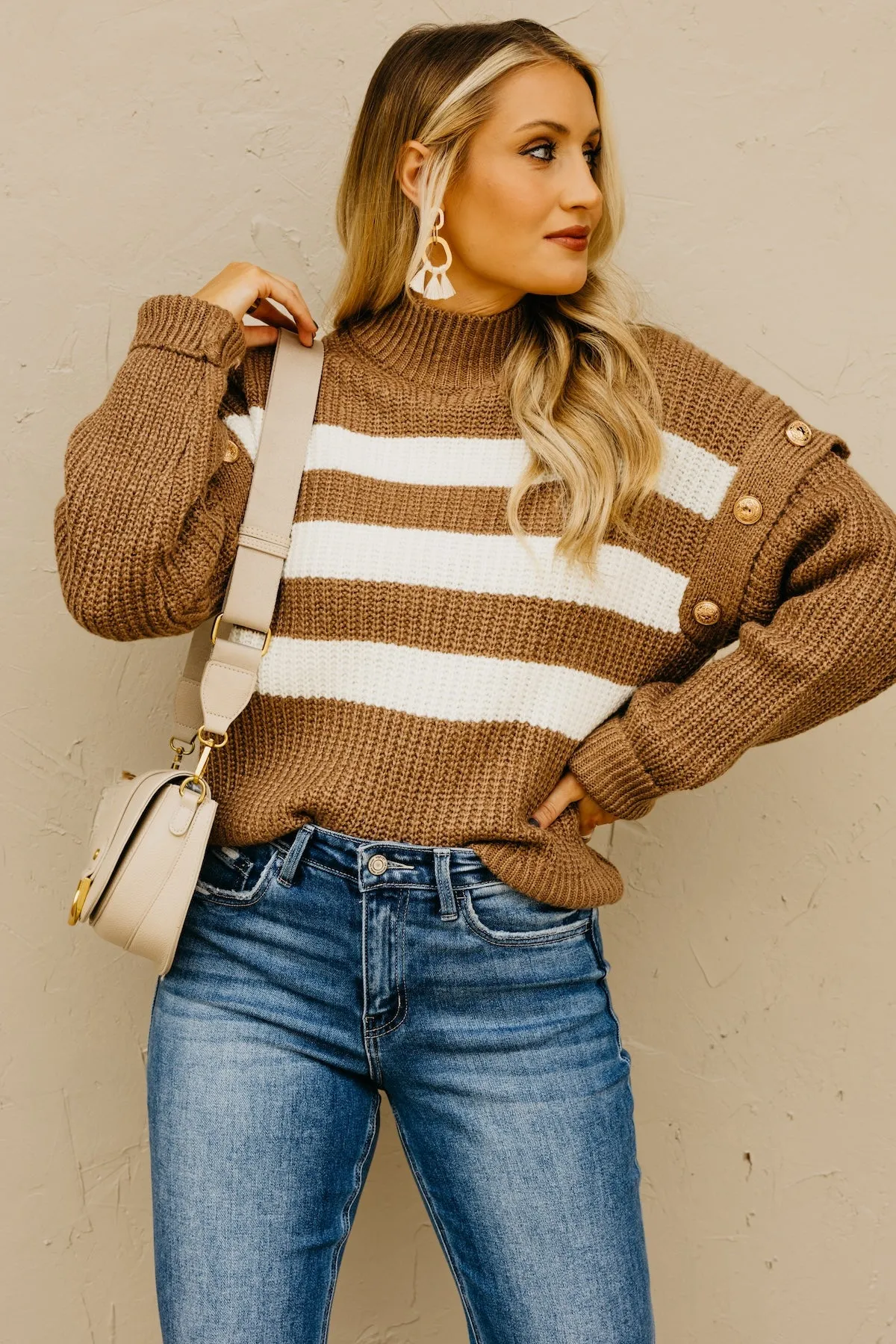 The Caspian Button Detail Sweater