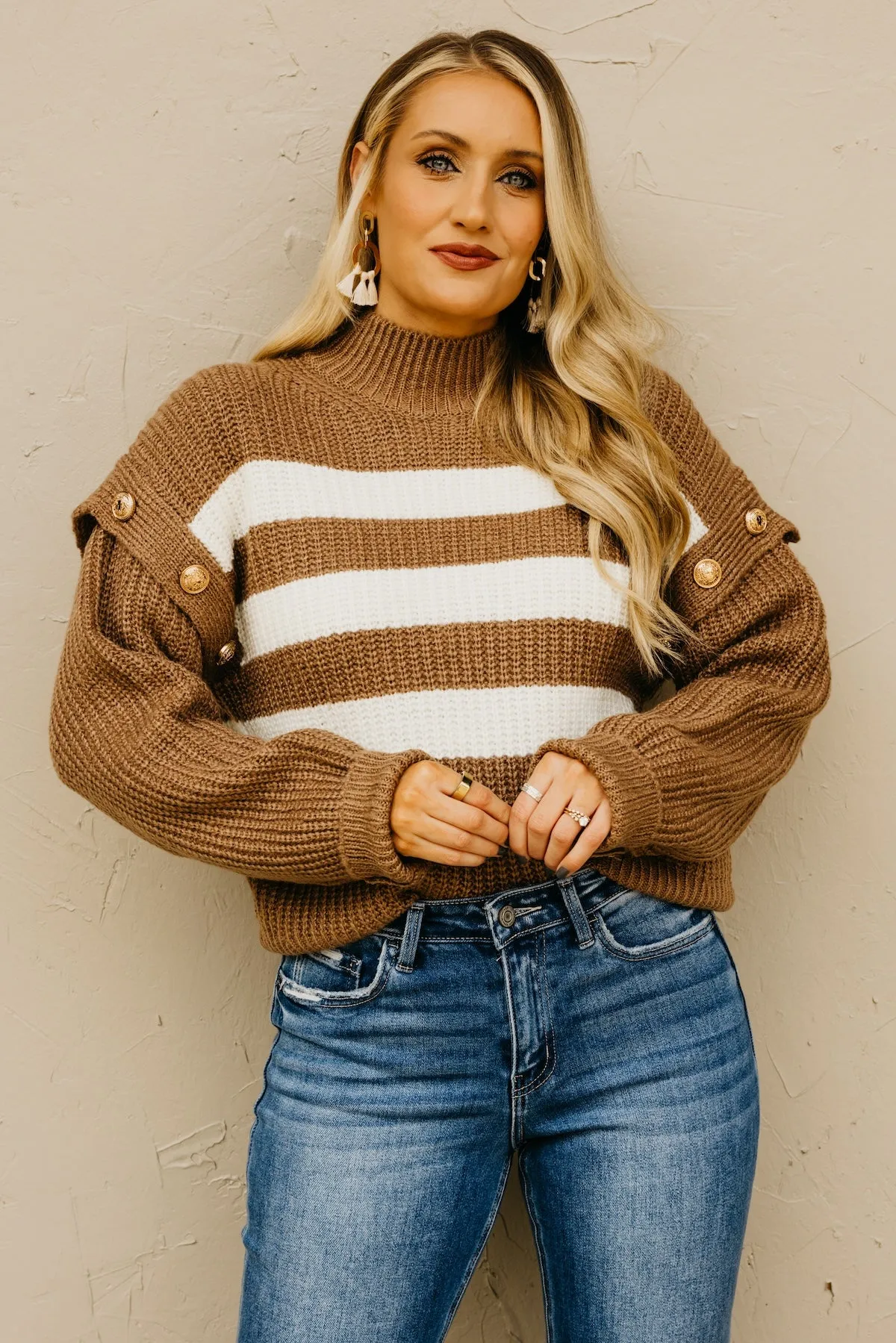 The Caspian Button Detail Sweater