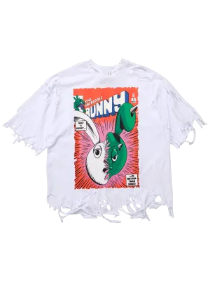 The Incredible Bunny Distressed T-shirt No.5