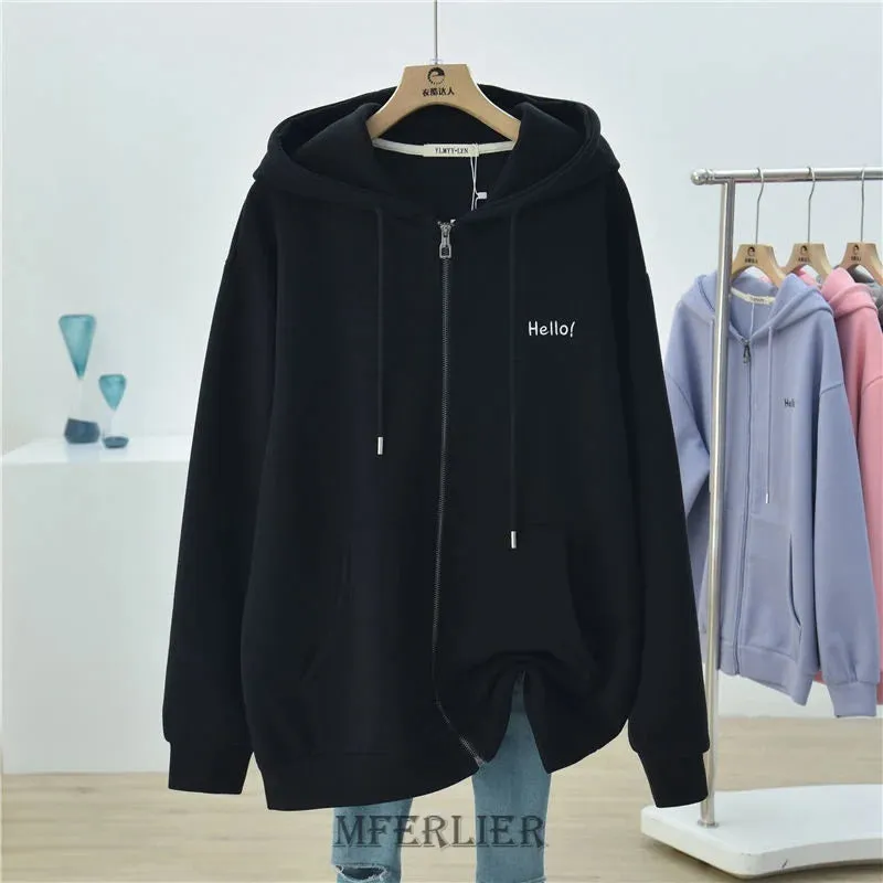Thin Oversized Long Hoodie