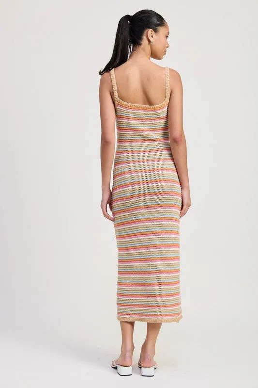 This Way Crochet Midi Dress