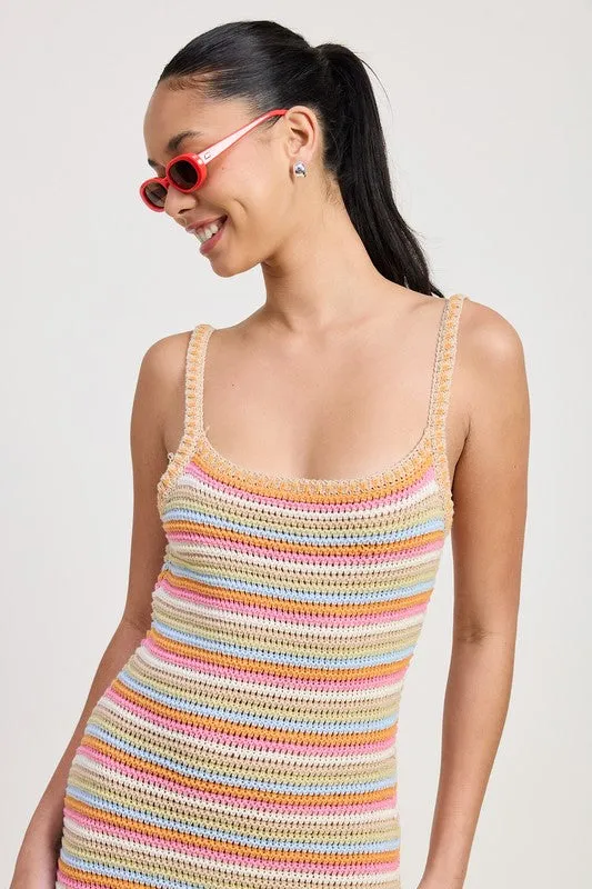 This Way Crochet Midi Dress
