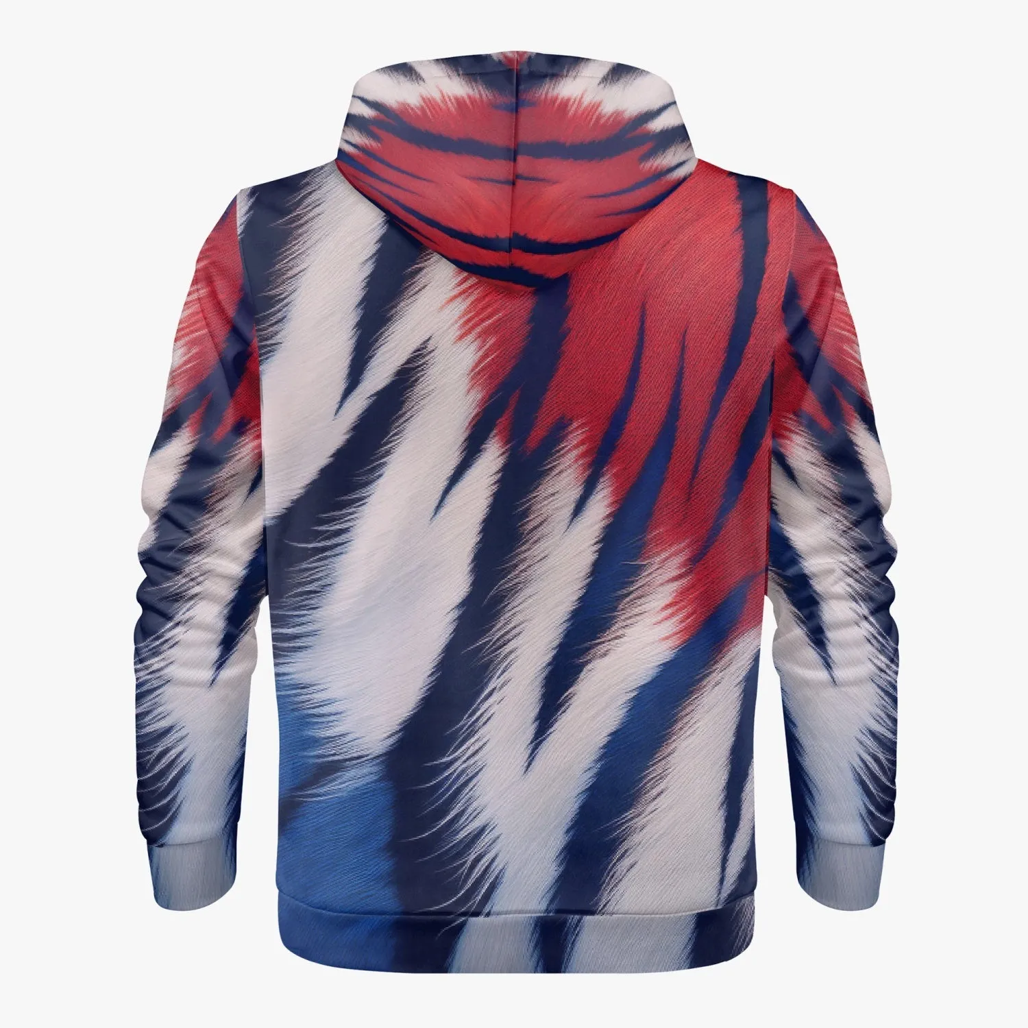 Tiger Nunchucks Zip Up Hoodie
