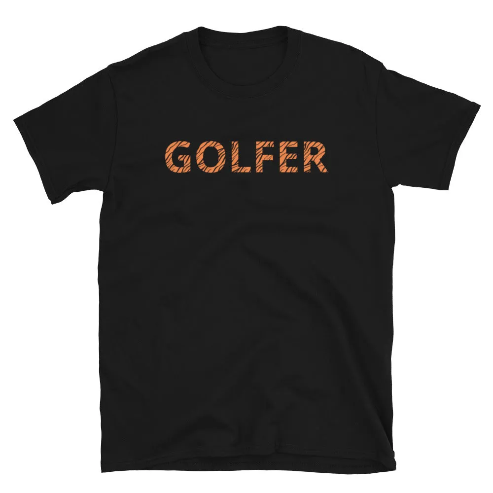 Tiger Stripe GOLFER Short-Sleeve Unisex T-Shirt
