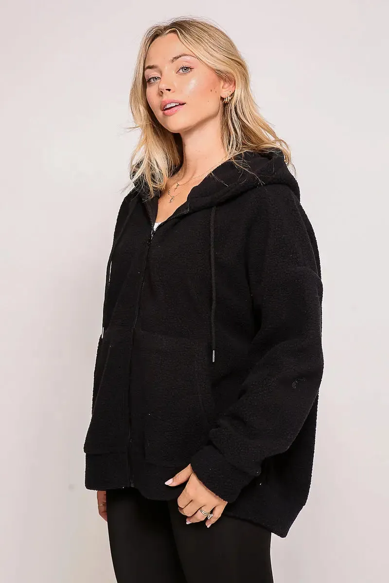 Timing Inc. Micca Hoodie Jacket – Plush, Warm & Effortlessly Stylish