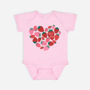 Tis So Sweet To Trust In Jesus Strawberry Onesie