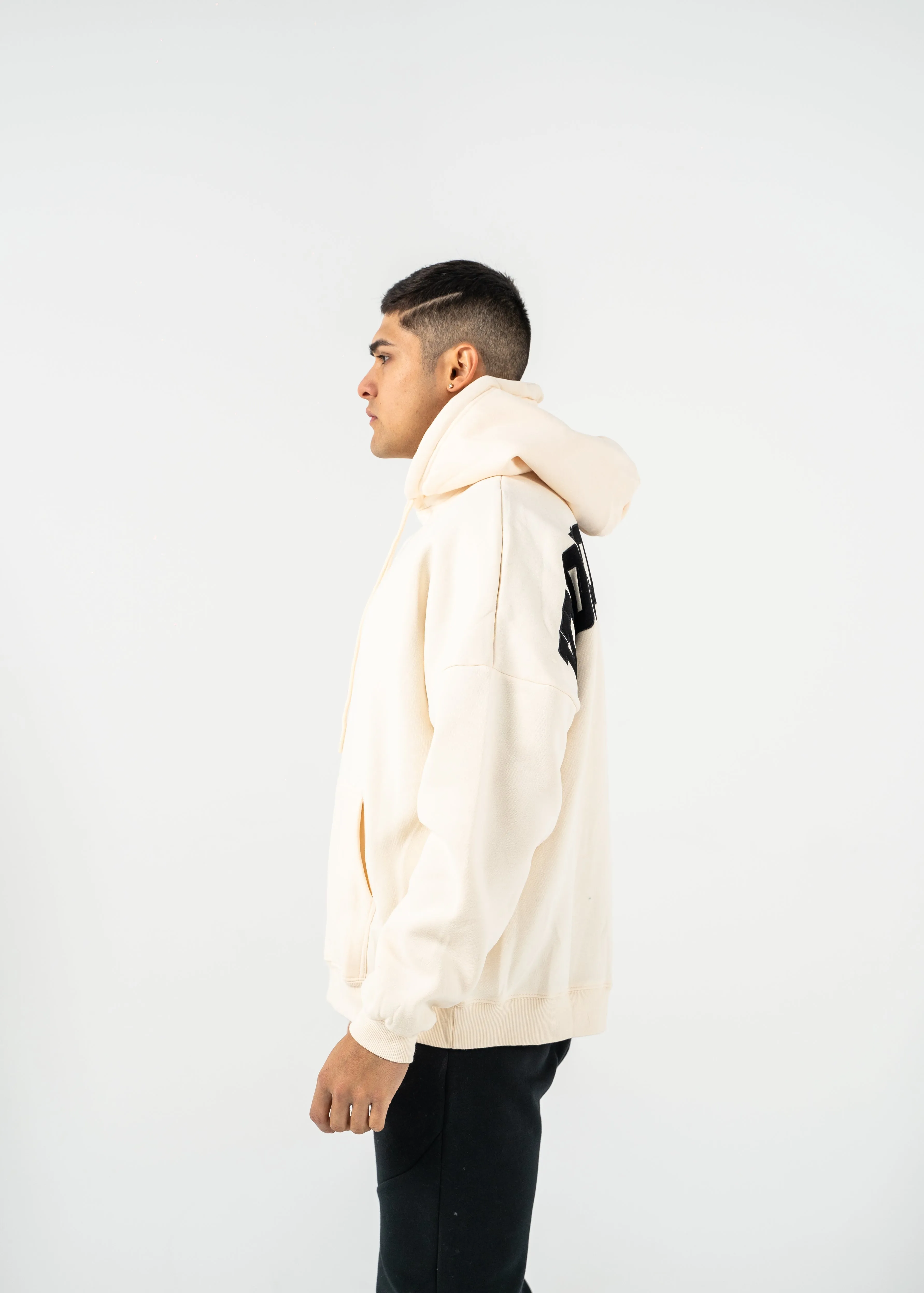 TRAINING DEPT. OVERSIZED HOODIE - CREAM
