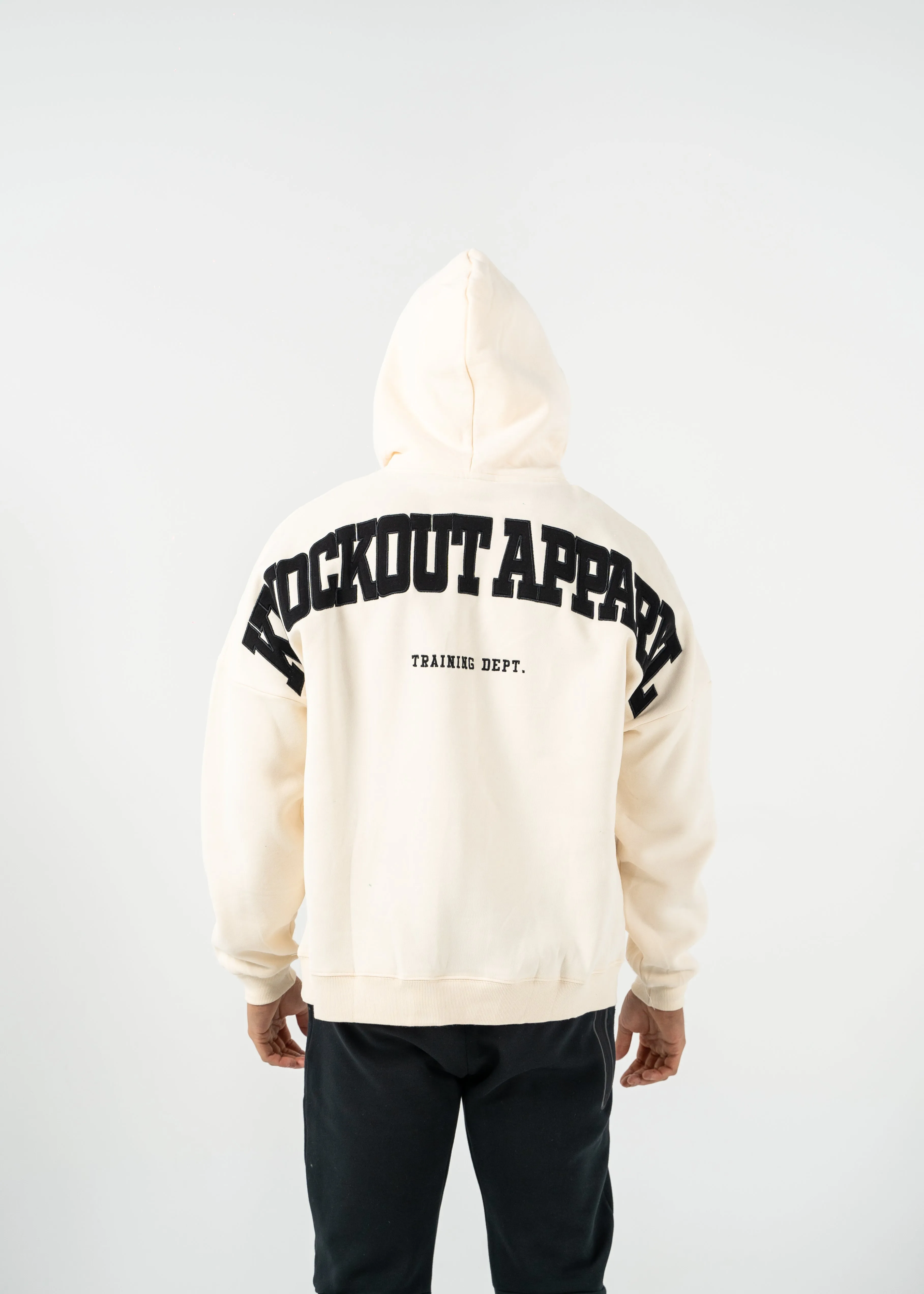 TRAINING DEPT. OVERSIZED HOODIE - CREAM
