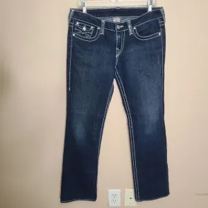 True Religion Disco Billy Big T Straight Leg Jeans