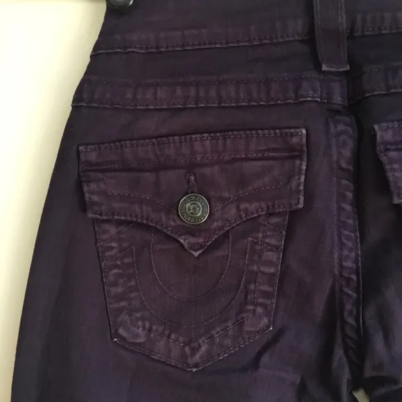 True Religion Misty Purple Skinny Jeans