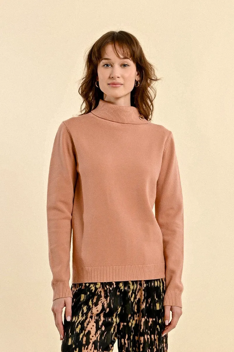 TURNED TURTLENECK SWEATER