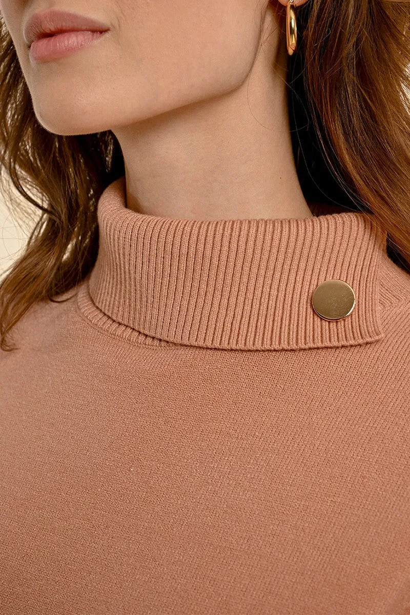 TURNED TURTLENECK SWEATER