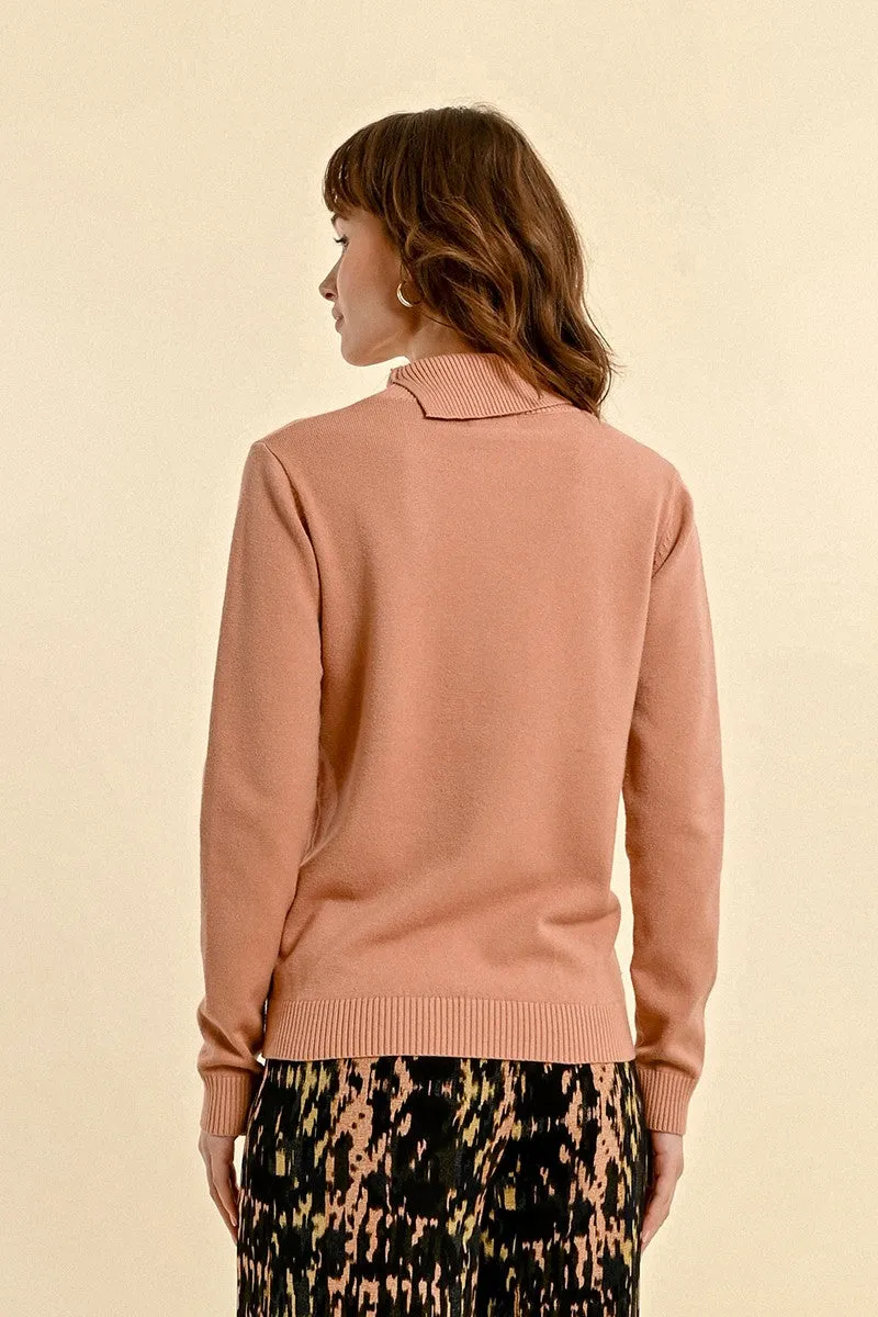 TURNED TURTLENECK SWEATER